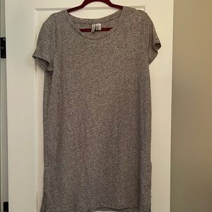 Divided Gray Casual T-Shirt Dress